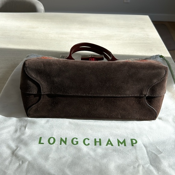 NWT rare Longchamp Roseau Medium Tote with crossbody strap - Picture 7 of 10